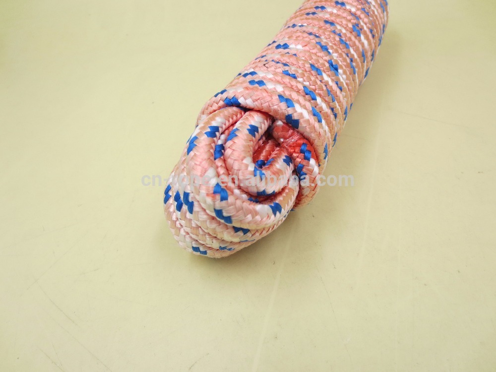 7mm Polyester 16 strands Braided rope