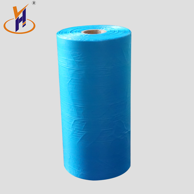 Hot new products printed plastic blue smooth waterproof hdpe film roll