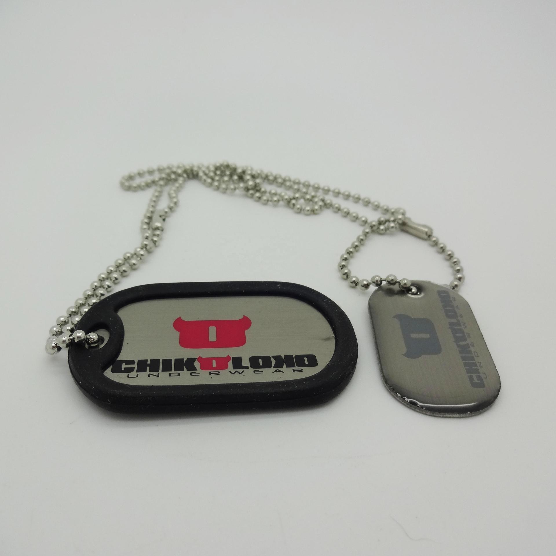 Factory wholesale Promotional aluminum dog tag for sublimation printing