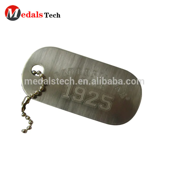 PromotionalOEM ODM common size aluminum anodizing black dog tags