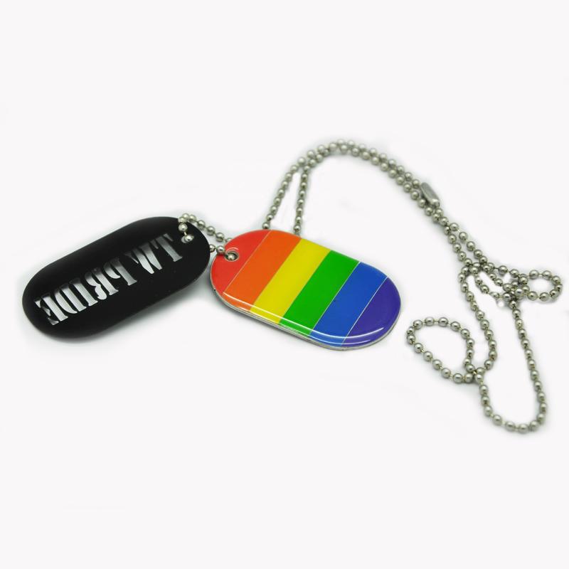 Factory wholesale Promotional aluminum dog tag for sublimation printing