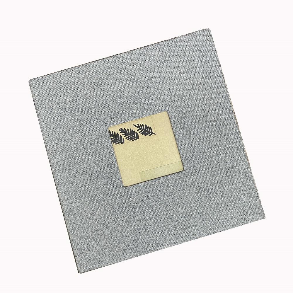 product-Custom Fabric Frame Cover Self Adhesive Photo Album With Window-Dezheng-img-1