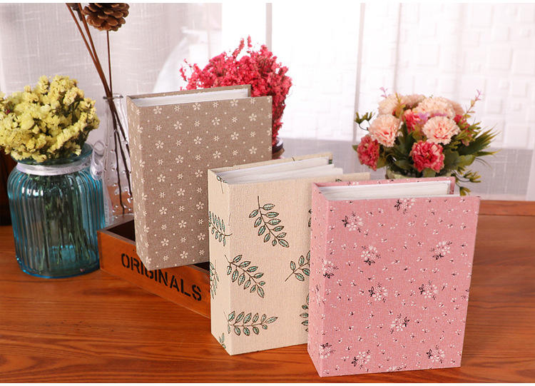 product-Dezheng-Novelty Style Floral Pattern Printing DIY Photo Album With 50 Inner Plastic Sheets-i-1