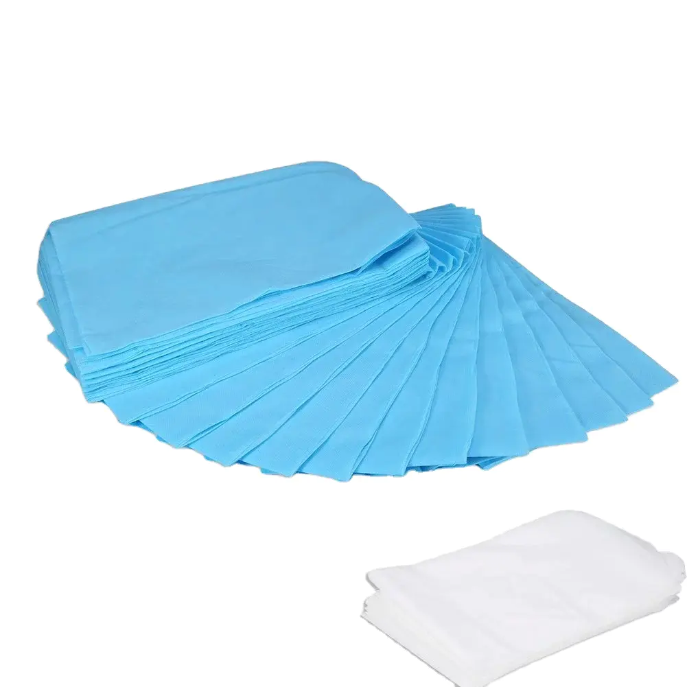 43GSM white/blue SMS nonwoven fabric use product 100% pp spunbond non woven fabric