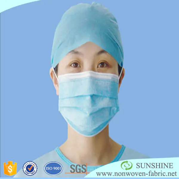 Disposable Medical Nonwoven Nursing Bouffant Mob Cap,made in China