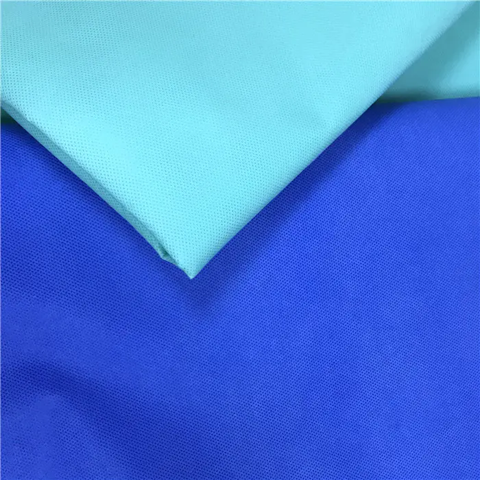 new material SMS Medical blue polypropylene disposable hygiene non woven fabric