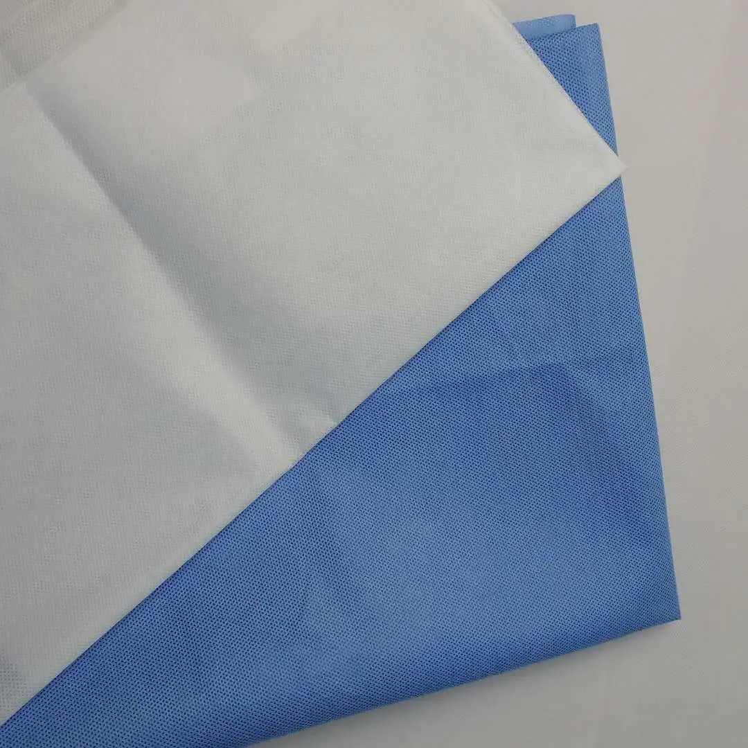 Sunshine factory S/SS/SMS blue polypropylene spunbonded nonwoven fabric