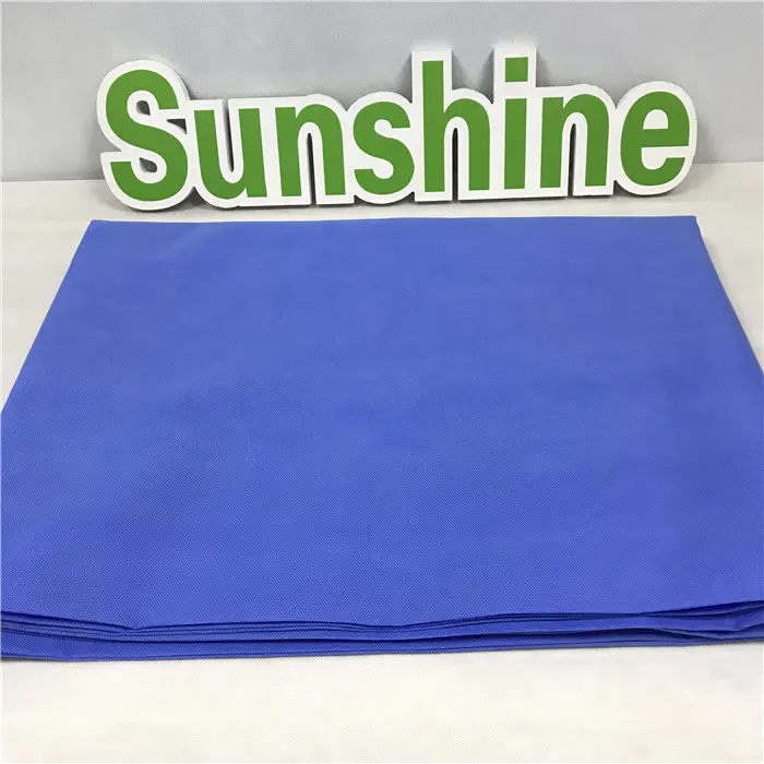 new material SMS Medical blue polypropylene disposable hygiene non woven fabric