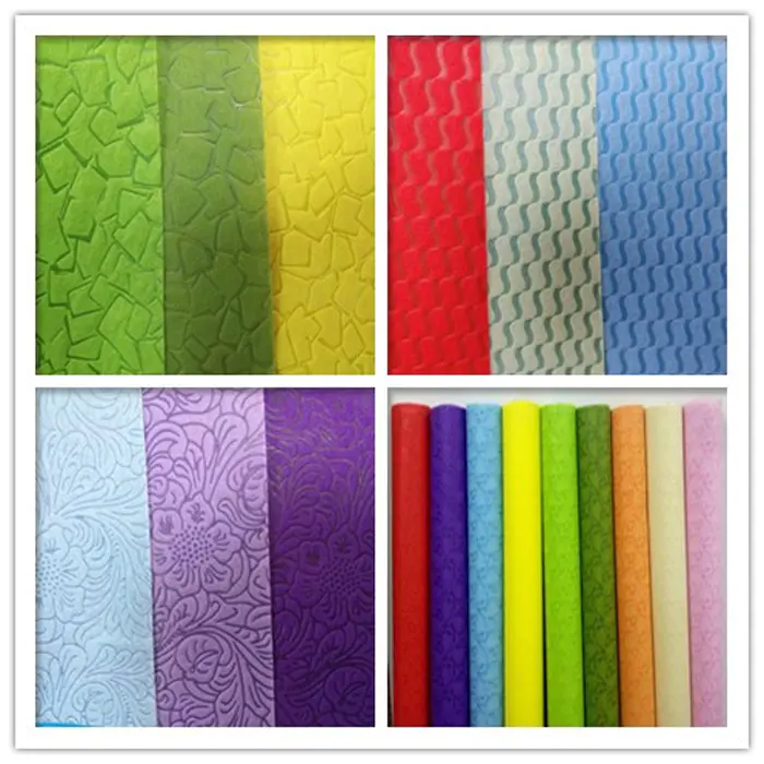 Emboss laminated 100%pp spunbond non-woven fabric printed