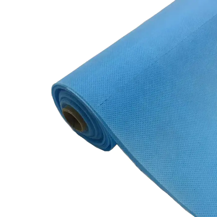 SMS non woven fabric 100%PP spunbonded nonwovens disposable nonwoven bed sheet
