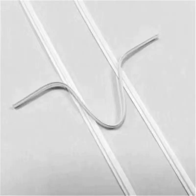 High Quality 100%PP/PE 3mm or 5mm Single/Doubleplastic nose wireNose cile Nose Bridge in stock raw materials