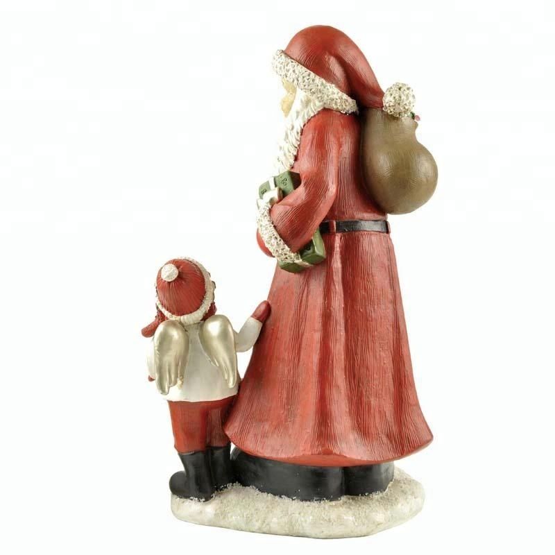 High quality polyresin santa ornament personalized resin ornaments