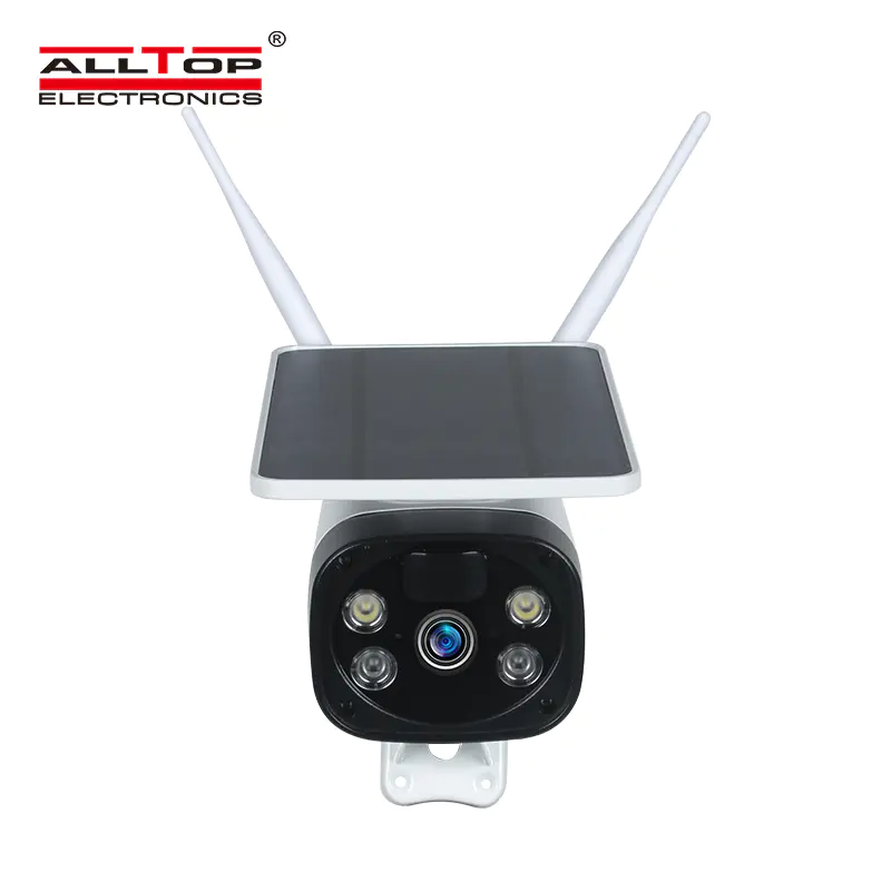 ALLTOP Hot Sale Low Consumption Security HD Surveillance CCTV Battery Powered Wireless Wifi Solar Power IP Camera