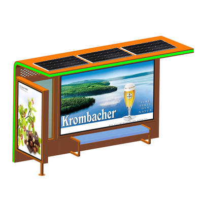 High quality modern building solar powered bus shelters for sale