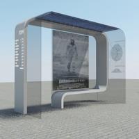 High Quality Solar Bus Stop Shelter Design For Sale