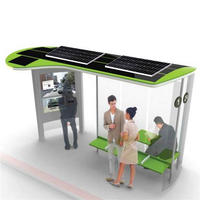 Factory Customized Styles Solar Energy Bus Stop Shelter