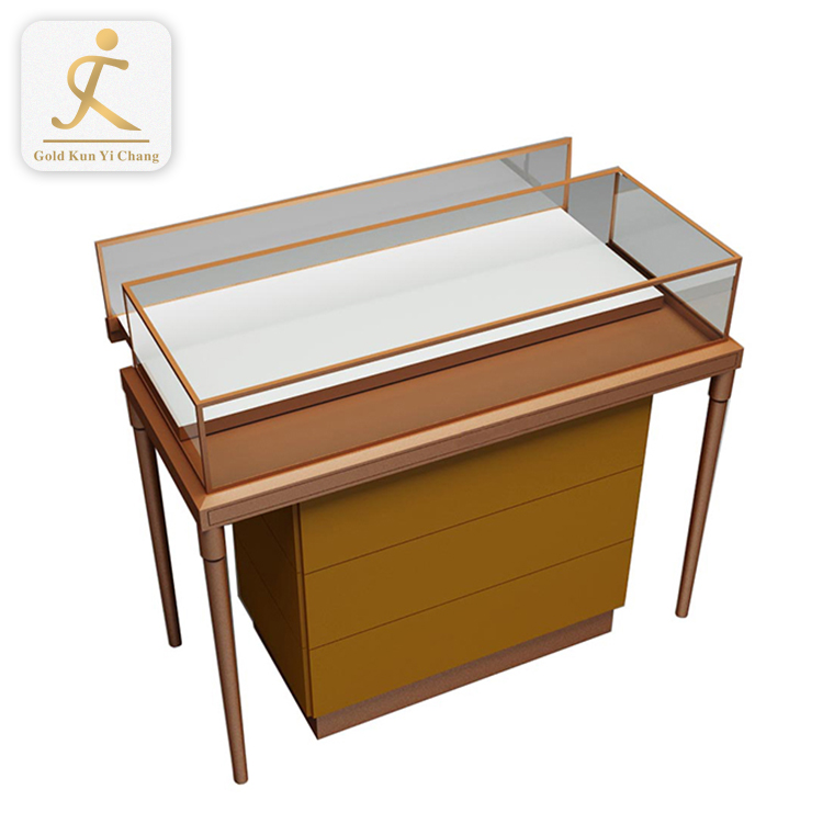 manufacture of showcase for jewelry shop luxury steel jewelry display cabinet casewholesale portable jewelry display cases