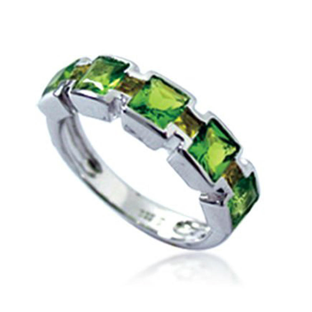 product-Micro Pave Setting Silver Princess Cut Diamond Engagement Rings-BEYALY-img-3