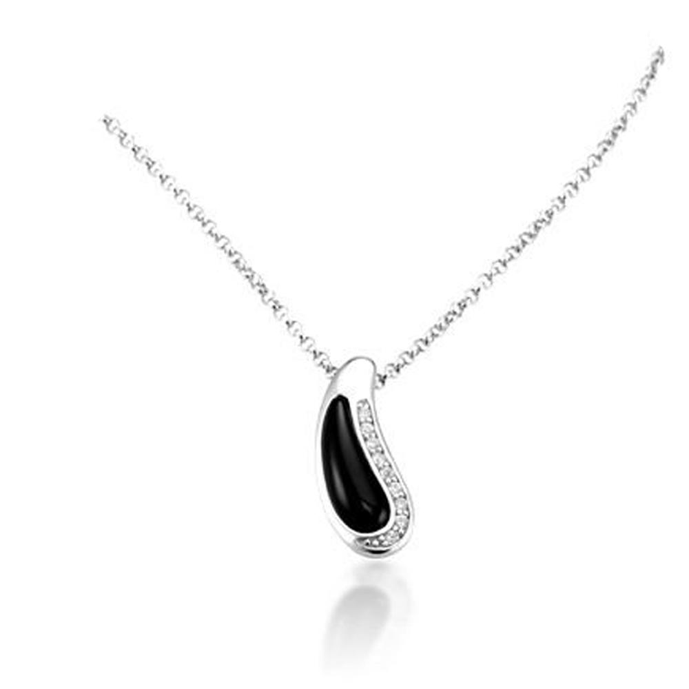 product-High quality black cz set female cute silver urn pendant-BEYALY-img-3
