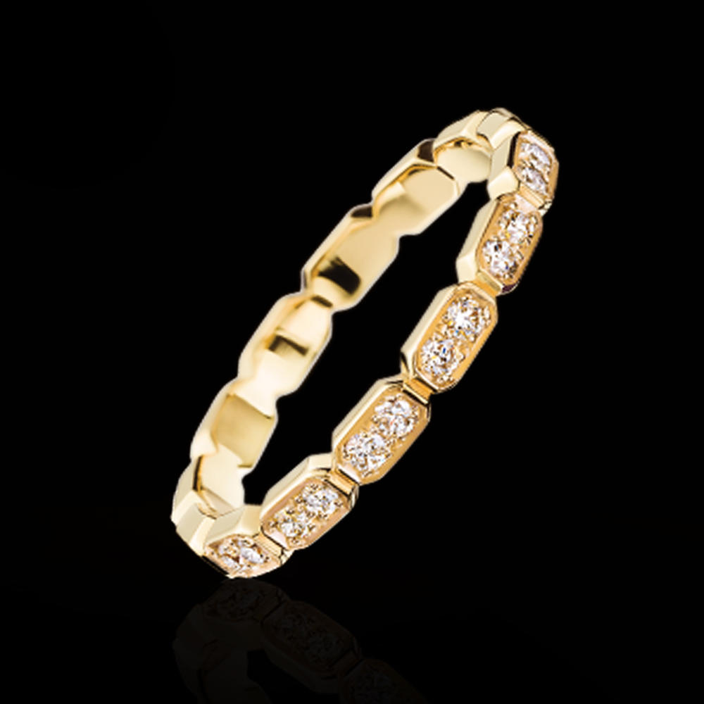 product-BEYALY-Rose gold plated real diamond ring engagement from china-img-2