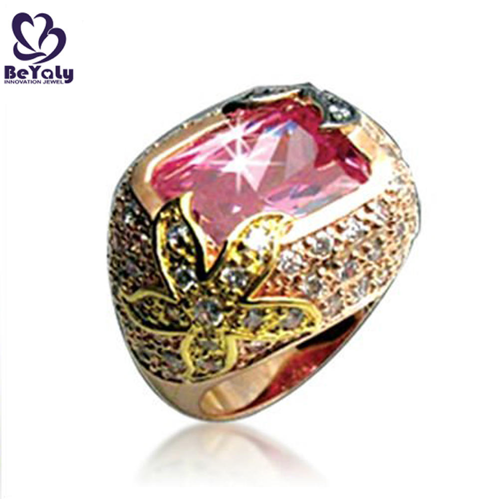product-Classic design yellow stone value 325 silver ring, 8925 ring silver plated-BEYALY-img-3