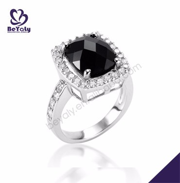 Fine and nice wholesale for women black big stone ring