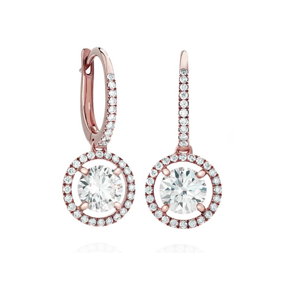 product-BEYALY-Fancy Platinum 925 Sun Sterling Silver Jewelry Earring With Cz-img-2