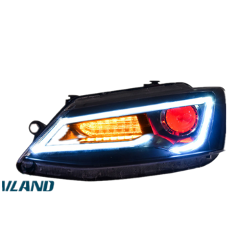 VLAND manufacturer for Jetta Mk6 headlight 2012 2014 2016 2018with the Demon Eye for JETTA LED Head lamp with moving signal