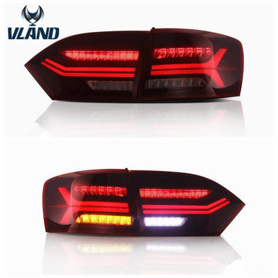 VLAND factory accessory for Car Taillight for Jetta/Sagita LED Tail light for 2011-2014 with moving turn signal +LED DRL