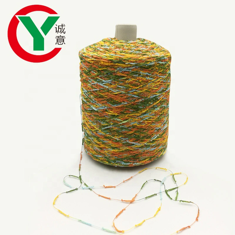 Factory direct sale fancy yarn 1/5NM colorful lantern yarn for knitting