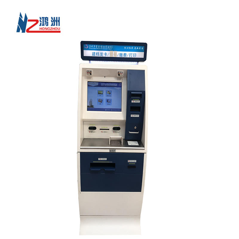 Payment Kiosk With Card Dispenser / Kiosk Machine With A4 Printer