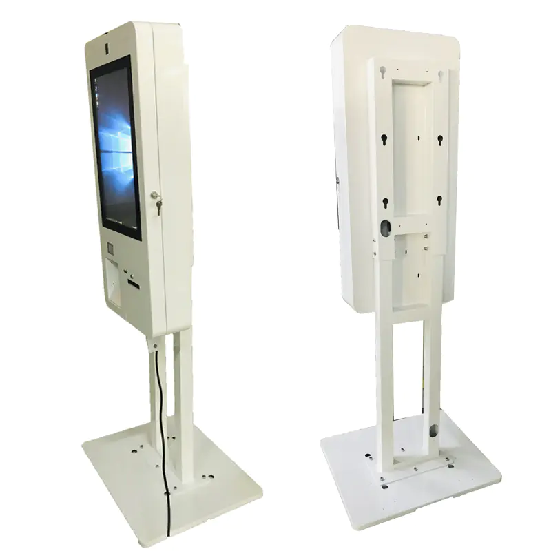 32 inch Restaurant Automatic Kiosk Touch Screen Ordering Kiosk With POS Terminal