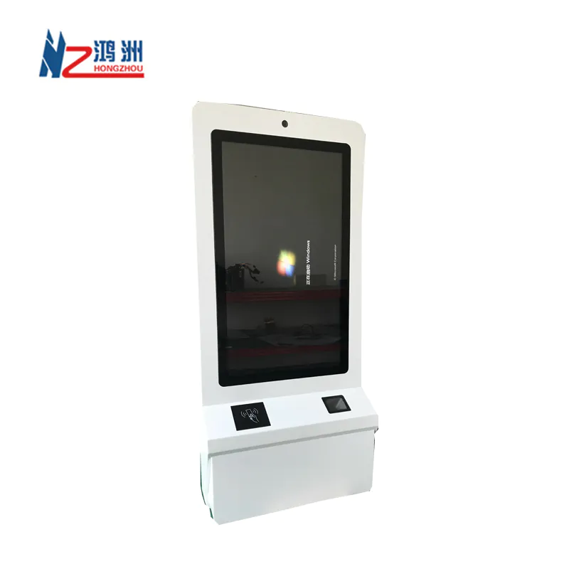 19 inch dual screencard reader bankdisplay coin operated internet kiosk for hospital