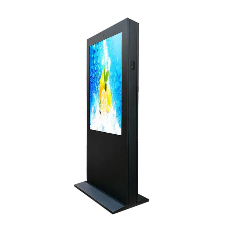 Waterproof 55inch outdoor lcd advertising display screen dustproof android wifi 4g digital signage TV touchscreen totem kiosk