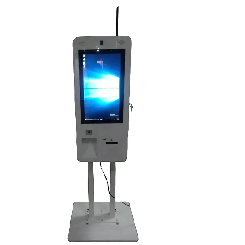 smart 21.5'' touch terminal menu order kiosk online kiosk