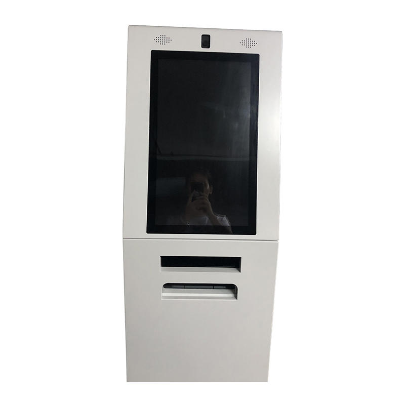 Touchscreen Kiosk With Metal Keyboard and A4 Laser Printer