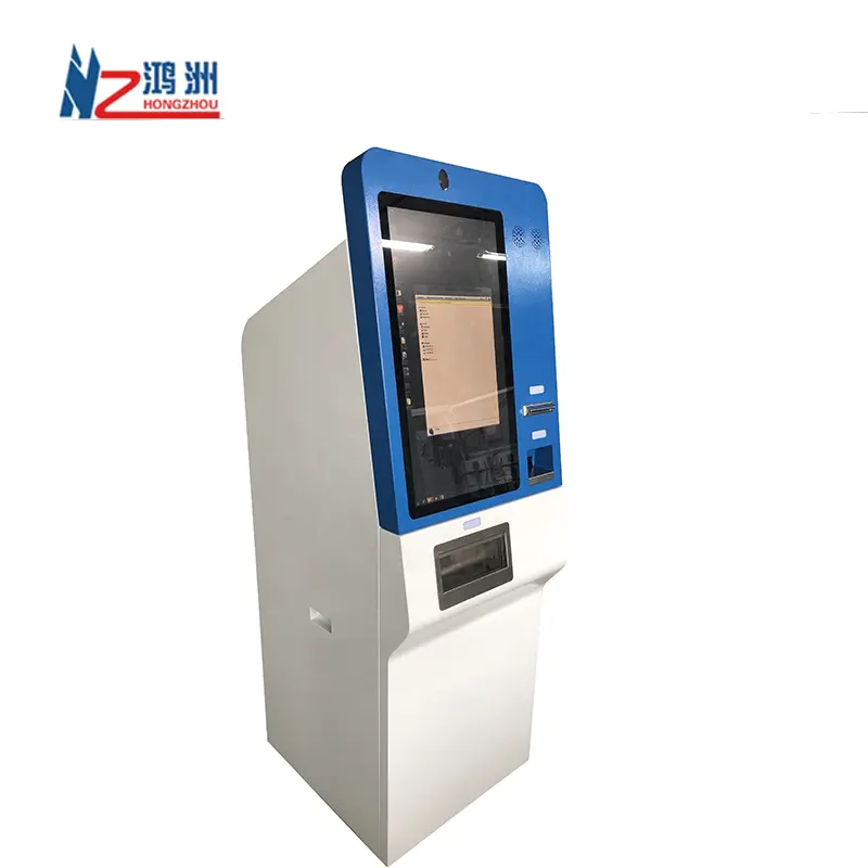 Kiosk Manufacturer Self Service Bank Kiosk With Cash Acceptor And Cash Dispenser