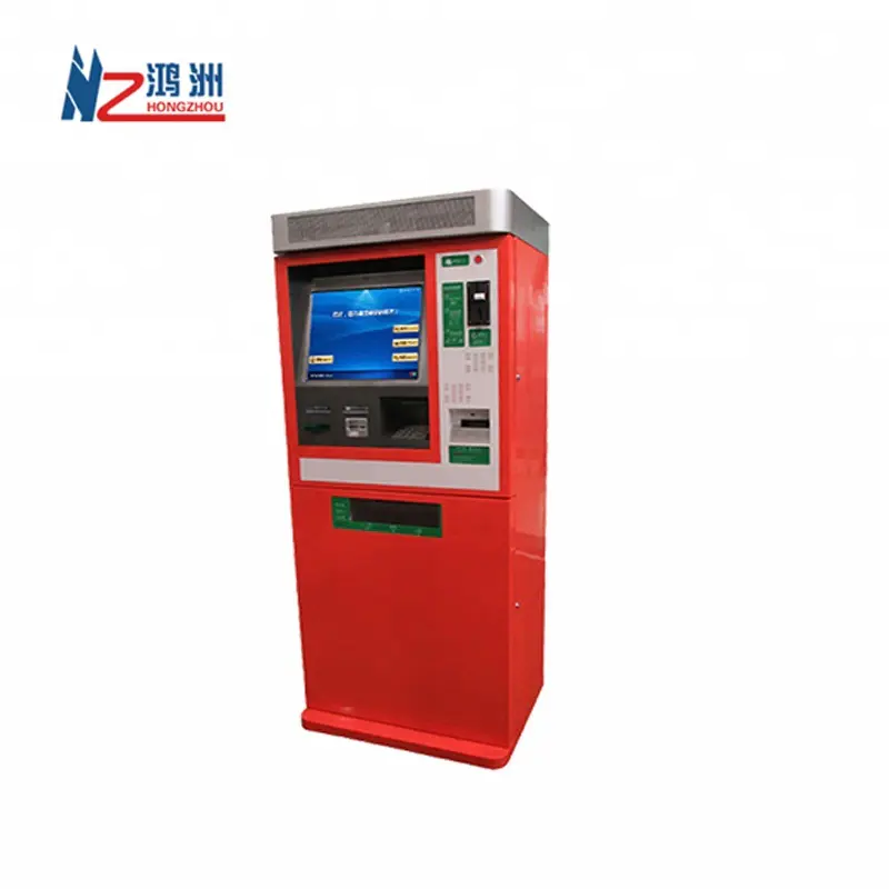 Self Service Deposit Withdraw Cash Bank Screen Kiosk China Manufacturer Wireless ATM Machines