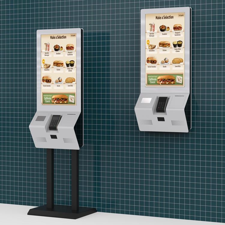 Freesranding payment interactive self service ordering Kiosk