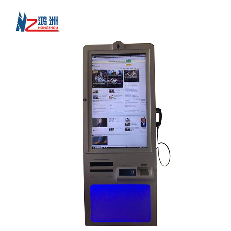 Custom Medical Health Kiosk With Ergonomics Design For Hospital Self-service Payment (hjl-01c)
