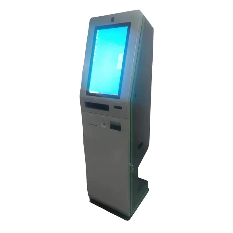 hotel self service digital signage kiosk with casino accepting