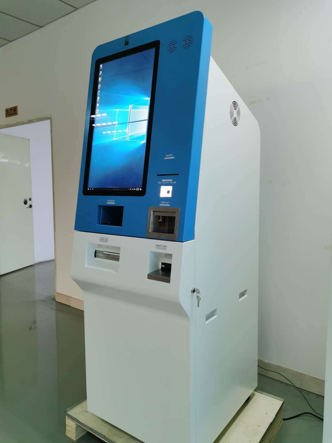 All-in-one Foreign Currency Exchange Machine / Bill Payment Kiosk With Cash Dispenser
