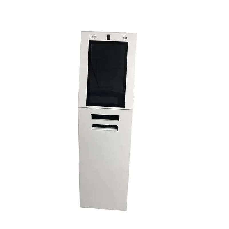 Free standing A4 Laser printer kiosk withVending Machine self service kiosk