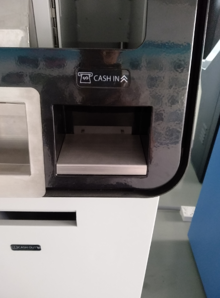 cash deposit self service kiosk
