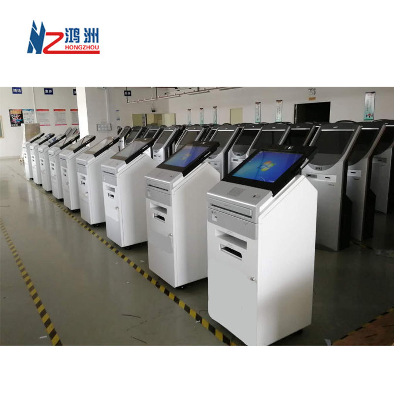 A4 printer QR card reader multi function self service kiosk in government
