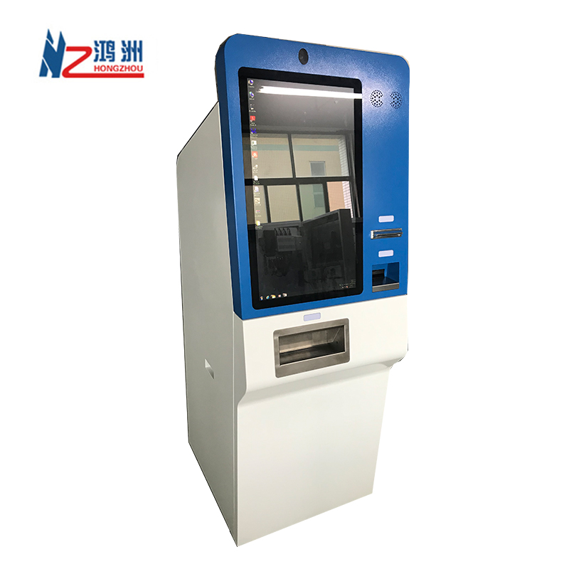 19" self service touch screen currency exchange kiosk