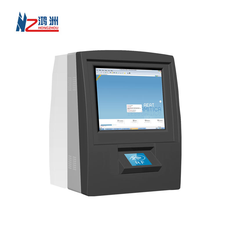 10.1 inch wall mounted kiosk for money acceptor used in parking lot