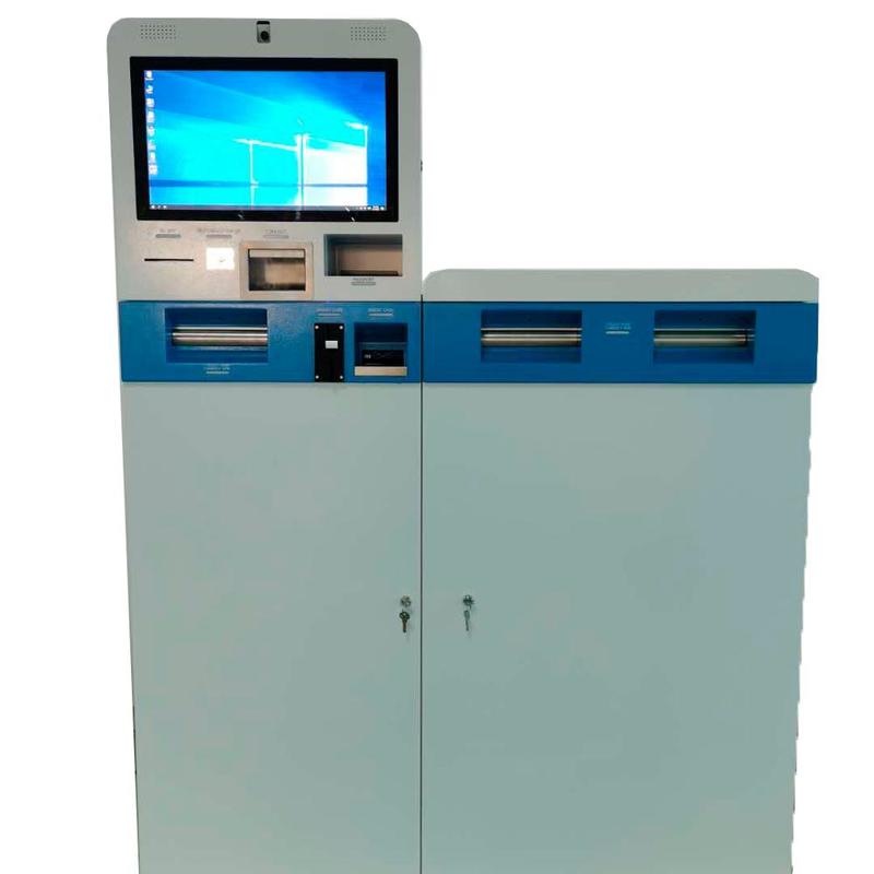 Self Service Financial Equipment Foreign Currency Exchange Machine With Touch Screen