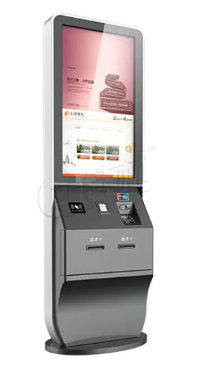 digital signage self service kiosk for hotel's guest check in check out