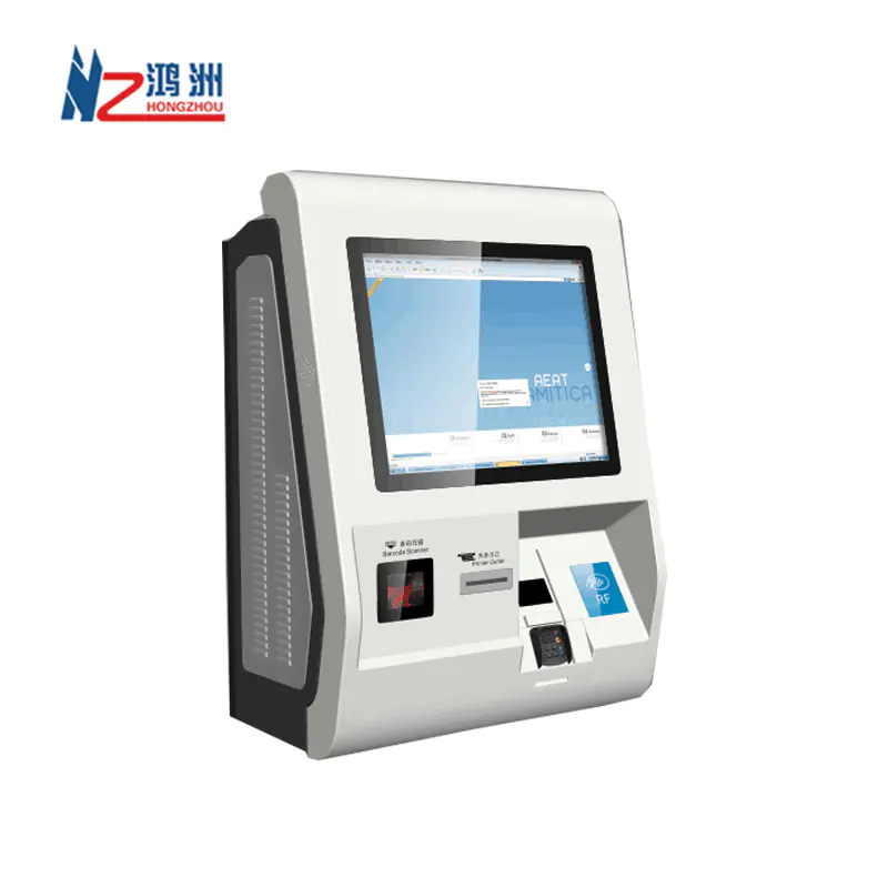 OEM wall mounted retail kiosk for check in with good quality